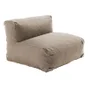 Pouf fauteuil MIXI sable