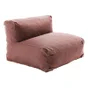 Pouf fauteuil MIXI terracotta