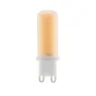 Ampoule led bulbe G9 verre 4,2W=40W 470 LM dépolie 2700K LEXMAN