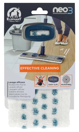 Recharge balai à plat lavage ELEPHANT Neo 3 L.52,7 X L.12,1 X H.1,5 cm
