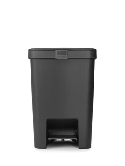 Poubelle coulissante de cuisine 25L BRABANTIA Stepup gris