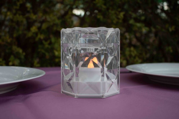 Lampe Jack 10 cm rechargeable, abs, transparent LED