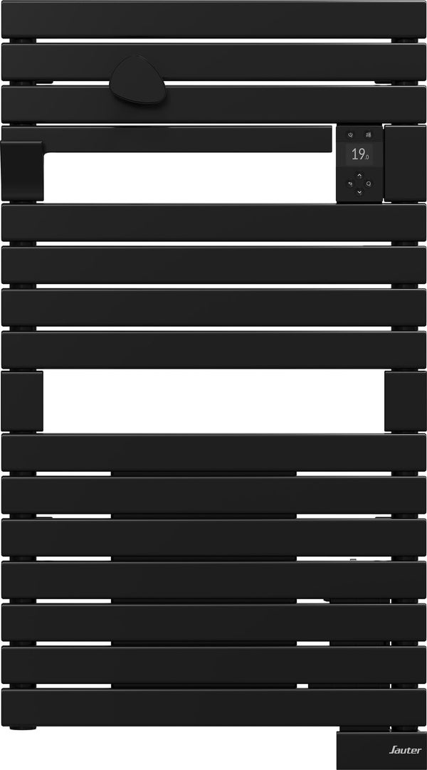 Sèche-serviettes électrique soufflant SAUTER 1500W, H99.5 x l55 cm Asama ii noir