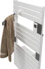 Sèche-serviettes électrique soufflant SAUTER 1750W, H140.5 x l55 cm Asama ii blanc