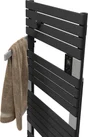 Sèche-serviettes électrique soufflant SAUTER 1750W, H140.5 x l55 cm Asama ii anthracite