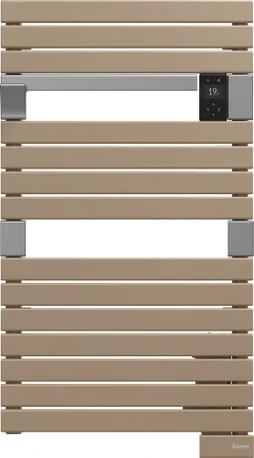 Sèche-serviettes électrique soufflant SAUTER 500W, H99.5 x l55 cm Asama ii cappuccino