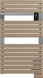 Sèche-serviettes électrique soufflant SAUTER 500W, H99.5 x l55 cm Asama ii cappuccino