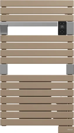 Sèche-serviettes électrique soufflant SAUTER 1500W, H99.5 x l55 cm Asama ii cappuccino