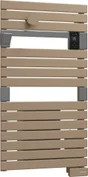 Sèche-serviettes électrique soufflant SAUTER 1500W, H99.5 x l55 cm Asama ii cappuccino