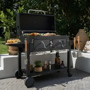 Barbecue King Size, 2 foyers indépendants, NATERIAL Centaurus