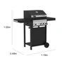 Barbecue gaz C500, 4 + 1 bruleurs