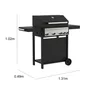 Barbecue gaz C500, 4 + 1 bruleurs