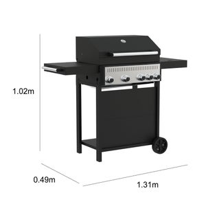 Barbecue gaz C500, 4 + 1 bruleurs