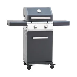 Barbecue gaz NATERIAL Kenton II, noir / gris / argent