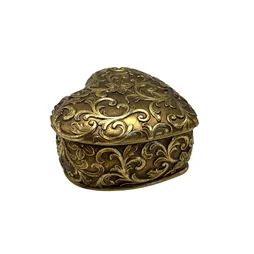 Vide-poches, Coeur résine l.11 x H.6.5 cm