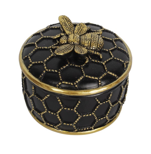 Vide-poches, Abeille résine l.17.5 x H.6 cm