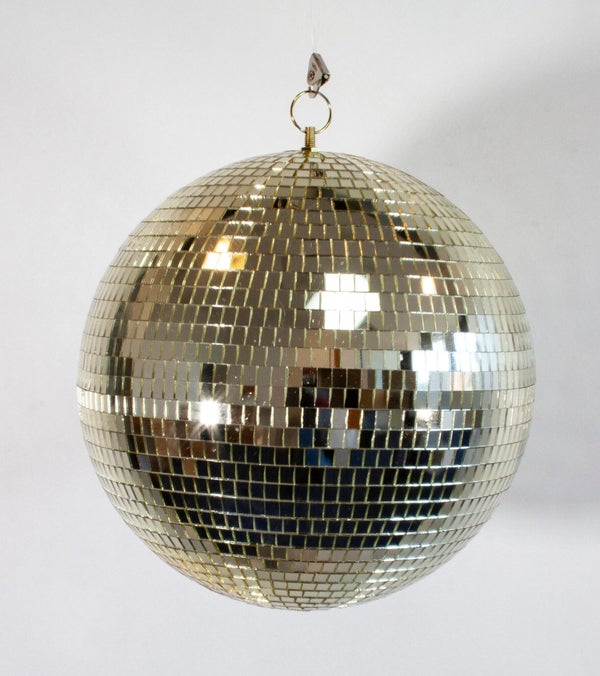 Boule à facettes DISCO-30GLD, or ARIANE l.30 x H.30 cm