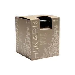 Bougie parfumée, beige amber 110g