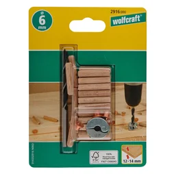 Kit Centreurs Forets Tourillons Diam.6 Mm Wolfcraft