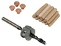 Kit Centreurs Forets Tourillons Diam.8 Mm Wolfcraft
