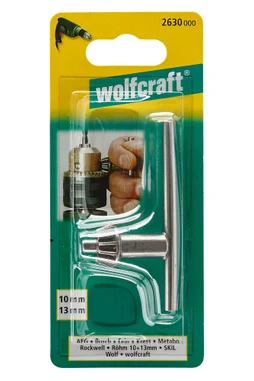Clé Mandrin Porteur Cylindrique Wolfcraft 2630000, Diam.13 Mm