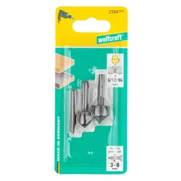 Lot De 3 Fraises Tige Diam.6/12/16 Mm Wolfcraft