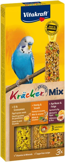 Friandises pour perruche œuf, fruit et miel VITAKRAFT