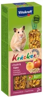 Lot de 2 friandises hamster kracker fruits et flocons VITAKRAFT