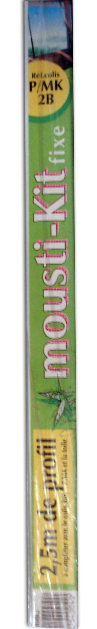 Profil 2.50M Pour Moustiquaire Moustikit Cadre Aluminium Blanc