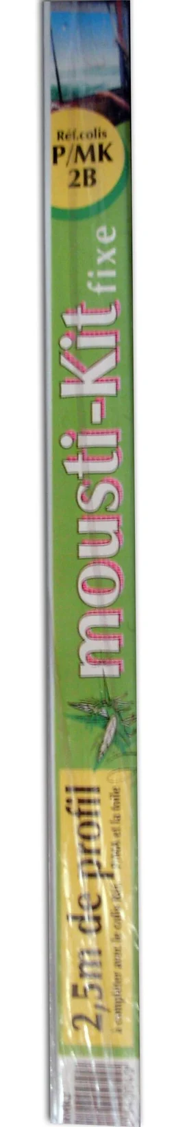 Profil 2.50M Pour Moustiquaire Moustikit Cadre Aluminium Blanc