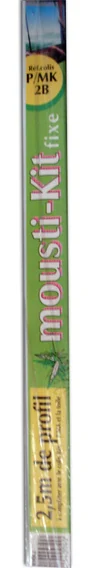 Profil 2.50M Pour Moustiquaire Moustikit Cadre Aluminium Blanc