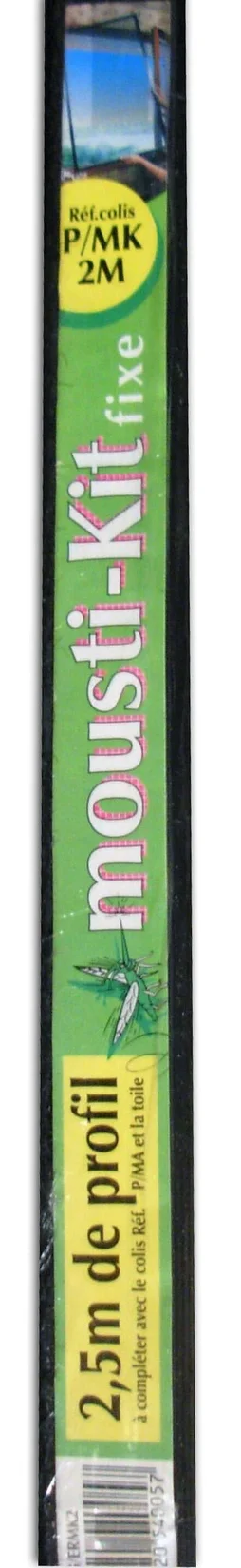 Profil 2.50M Pour Moustiquaire Moustikit Cadre Aluminium Marron