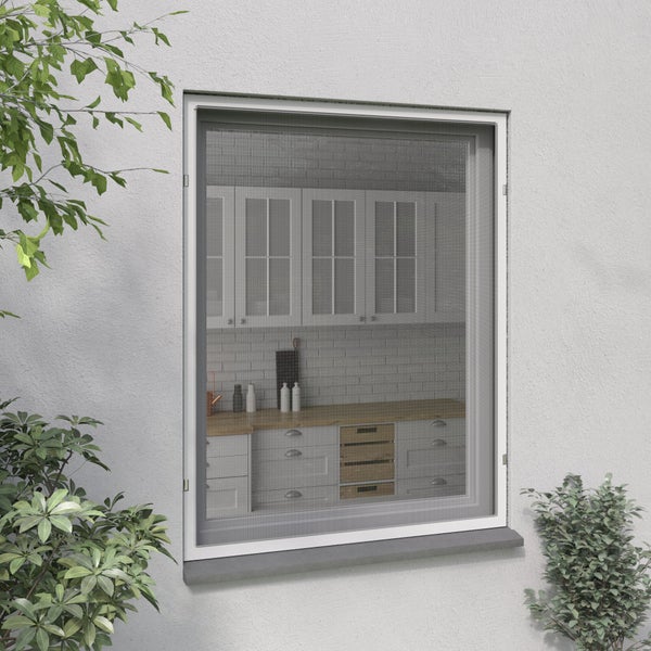 Moustiquaire Pour Fenêtre Cadre Fixe Moustikit H.100 X L.100 Cm