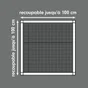 Moustiquaire Pour Fenêtre Cadre Fixe Moustikit H.100 X L.100 Cm