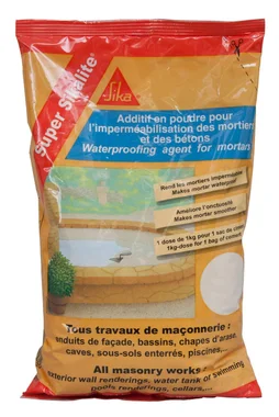 Hydrofuge Pour Mortier Sika Super Sikalite 1 L Blanc