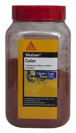 Colorant Pour Mortier Et Béton Sikacim Color Sika, 1.9 L