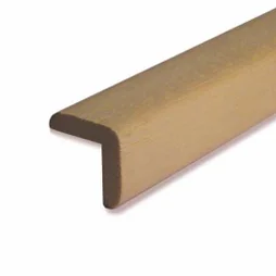 Baguette D'Angle Bois Exotique Blanc 230X28 Ep28