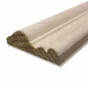 Moulure Encadrement Bois Exotique Blanc 230X30 Ep8