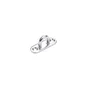 Platine à oeil inox a2 diamètre 5mm 45x15mm, STANDERS