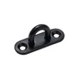 Platine à oeil acier noir diamètre 5mm 45x15mm, STANDERS