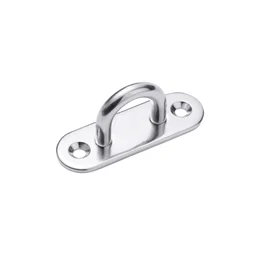 Platine à oeil inox a2 diamètre 6mm 60x20mm, STANDERS