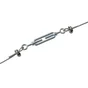 Tendeur 2 yeux acier zingué 150kg pour câble diamètre 2/3mm, STANDERS