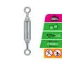 Tendeur 2 yeux acier zingué 350kg pour câble diamètre 8/10mm, STANDERS