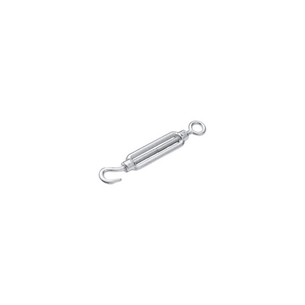 Tendeur œil + crochet acier zingué 25kg pour câble diamètre 2/3mm, STANDERS