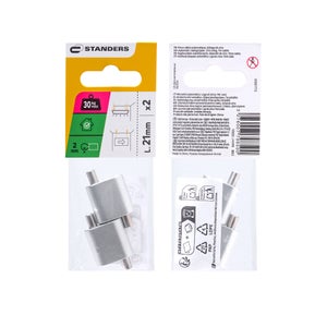 Bloque câble automatique 30kg 2mm lot de 2, STANDERS