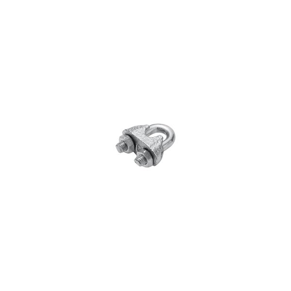 Serre-câble étrier acier zingué pour câble 6mm, STANDERS