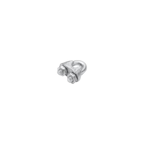 Serre-câble étrier acier zingué pour câble 5mm, STANDERS lot de 10