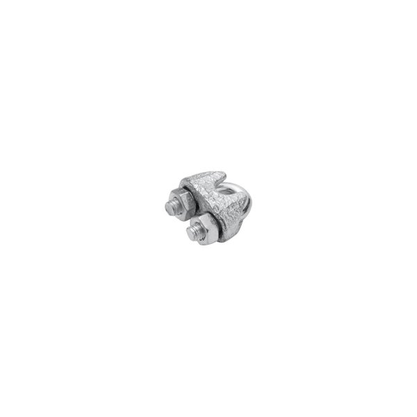 Serre-Câble étrier acier zingue pour câble 3/4mm, STANDERS lot de 2