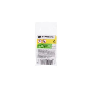 Serre-Câble étrier acier zingue pour câble 3/4mm, STANDERS lot de 2