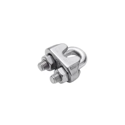Serre-câble étrier inox a2 pour câble 5mm, STANDERS lot de 2
